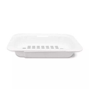 10 x Bullseye's Playground Expandable Sink Colander Translucent, White